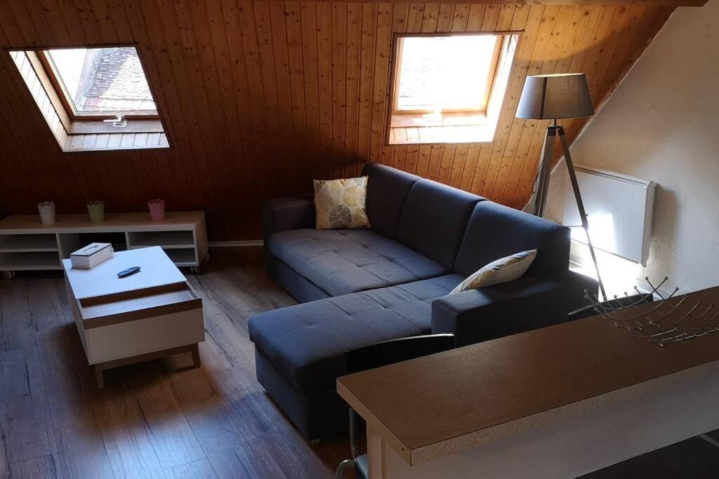 Duplex Au Centre Ville, Dans Cour Interieure Calme Dole Exterior foto
